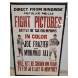 Framed Joe Frazier vs. Muhammad Ali Poster