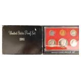 1981 United States Proof Coin Set