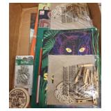 Craft Supplies and Coloring Books Lot