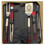 Barbecue Tool Set with Carrying Case