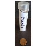 Lincoln Wheat Pennies in Tube