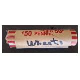 Roll of Wheat Pennies Marked ï¿½$50 Penniesï¿½