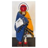 14in Handmade South African Beaded Doll