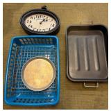 Household Items Including Clock