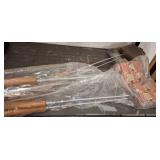 Cast Iron Pie Irons with Wooden Handles