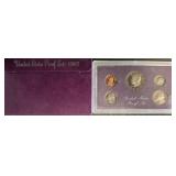 1987 United States Proof Coin Set in Case