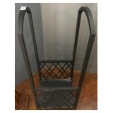 Black Metal Freestanding Storage Rack