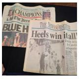 1993 UNC NCAA Champions Souvenir Newspapers
