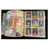Binder of Baseball and Sports Trading Cards
