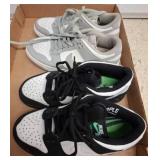 Two Pairs of Nike Low-Top Sneakers, Size 5.5