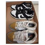 Two Pairs of Nike Dunk Low Sneakers