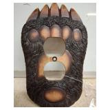 Wood Bear Paw Outlet Cover by Rainbow Inc.