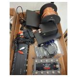 Electronics Lot with Amplifier and AV Components