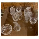 Clear and Cut Glass Items