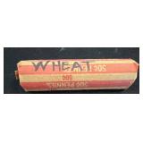 Roll of Wheat Pennies Marked 50ï¿½