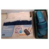 HealthTouch Foot Massager and Sandals Pair