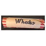 Roll of Wheat Pennies in Paper Wrapper
