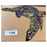 Metal Wall Art of Sea Turtle Design