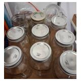 Glass Mason Jars with Metal Lids