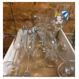 Glassware Including Wine Glasses