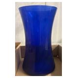 Cobalt Blue Glass Vase