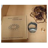 Items: Watch, Jewelry, and Fountain Pump