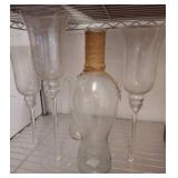 Glass Vases and Goblets