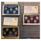 2001 Commemorative Quarters Sets (3)