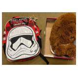 Star Wars Backpack and Chewbacca Plush Toy