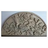 Wood Wall Plaque With Bird Motif