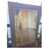 Beveled Mirror with Detailed Frame, 32ï¿½44