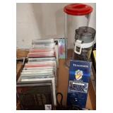 CDs, Candles, and Plastic Containers