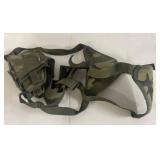 Camouflage Tactical Dog Harness with Pouch