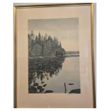 Framed Landscape Print, Signed 96/125