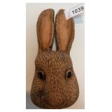 Handcrafted Ceramic Rabbit Wall Decor