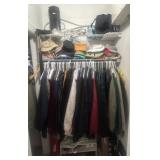Contents of Closet - Jackets, Hats, and Shoe Colle