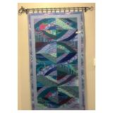 Patchwork Quilted Wall Hanging, 41x60