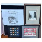 Four Framed Artworks