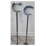 Two Adjustable Walking Canes