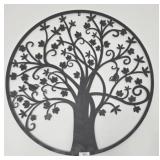 Round Metal Tree Wall Sculpture, 42ï¿½40 Inches