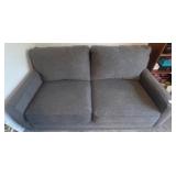 Gray Upholstered Sleeper Sofa