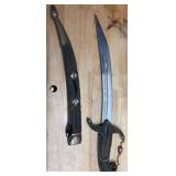 Ornamental Sword with Embellished Sheath