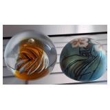 Glass Art Paperweights