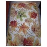 Safavieh Wool Area Rug with Autumn Leaf Design