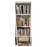 Bookshelf With Assorted Fiction & Music Books