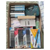 Office Supplies with Label Maker & Pens