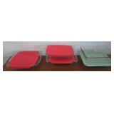 Pyrex and Martha Stewart Glass Bakeware Set