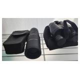 Nikon Binoculars and Archer Monocular Set