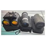 Three Compact Binoculars and Monoculars