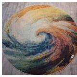 Round Nourison Celestial Collection Rug